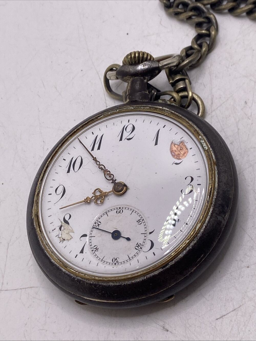 Antique Pocketwatch For Parts Repair Starts And Stops Vintage Antique Pocket Wat